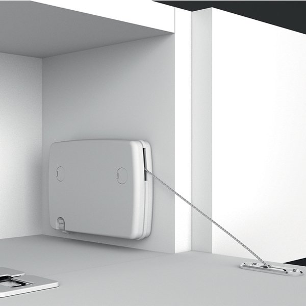 Hafele PCS 120 Düşer Kapak Makası Mod B, Beyaz Renk