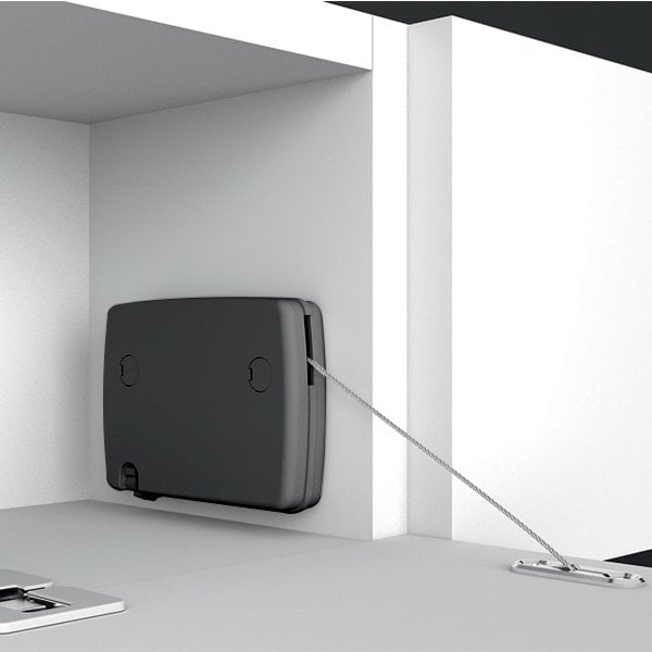 Hafele PCS 120 Düşer Kapak Makası Mod B, Siyah Renk