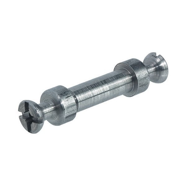 Hafele Rafix20 Çift Taraflı Mil Seti 5mm (100 Adet), Galvaniz