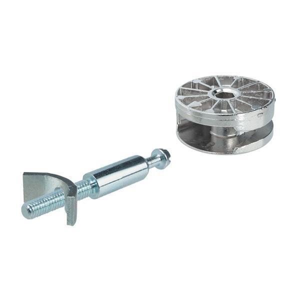 Hafele Maxifix-E Tezgah Bağlantı Seti 18mm, Ham (10 Adet)