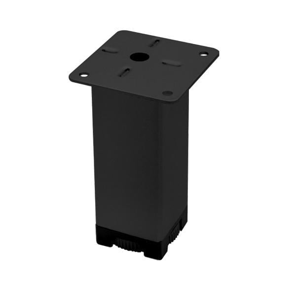 Hafele Ares2 Mobilya Ayağı 40x100mm, Mat Siyah Renk