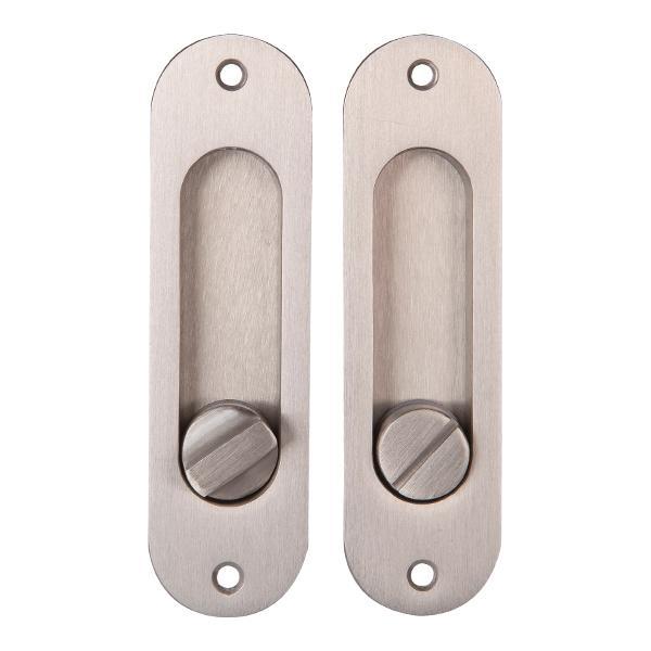 Hafele Oval Wc Tipi Gömme Kulp, Mat Nikel Renk