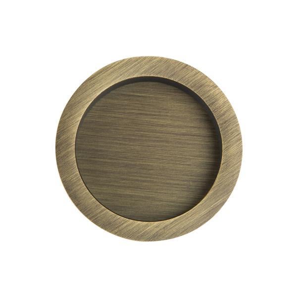 Hafele Round Pasaj Tipi Gömme Kulp, Antik Bronz Renk