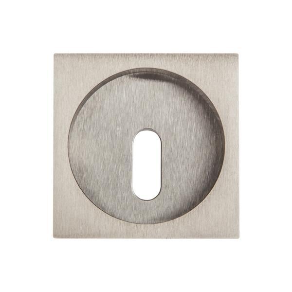 Hafele Square Oda Tipi Gömme Kulp, Mat Nikel Renk(1 Çift )