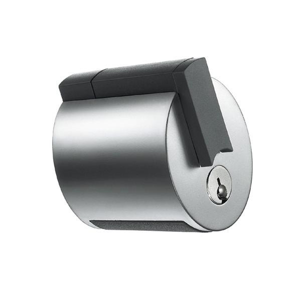 Hafele Alüminyum Çerçeveli Cam Kapı Topuz Kilit Seti Forma WC Mat Krom