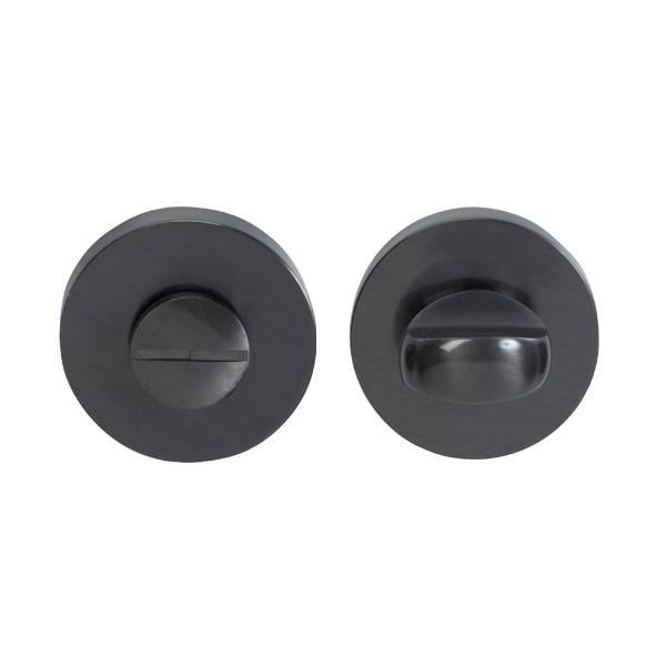Hafele Yuvarlak Wc Kapı Kolu Rozeti, Antrasit Renk