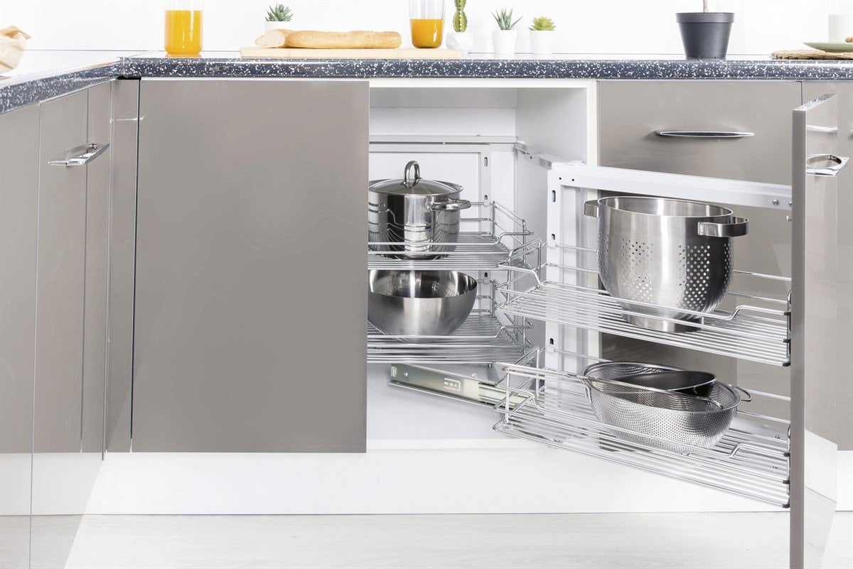 Oscar Kapağa Monte Antrasit Kör Köşe Sistemi, Sol Modül 450