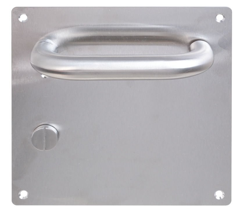 Hafele Kapı Kolu Seti Roland Plate WC Kol Seti Sol Paslanmaz Çelik