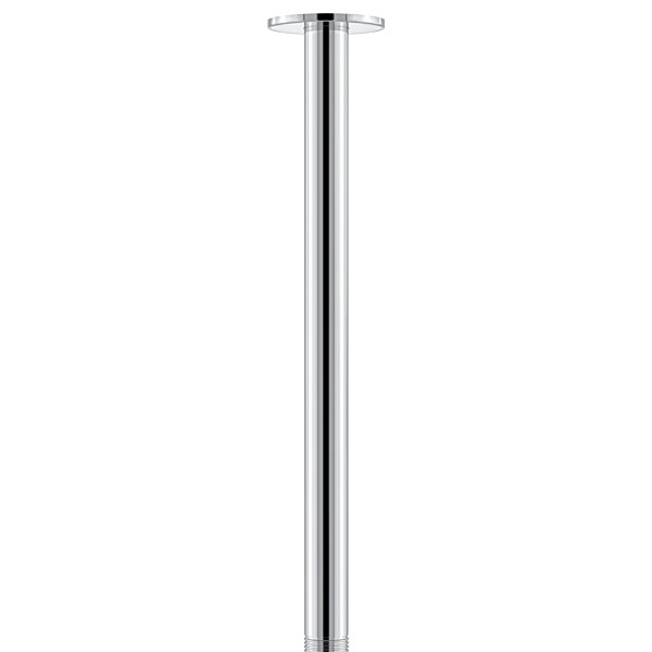 Hafele Tavandan Tepe Duş Kolu, Yuvarlak F, Krom