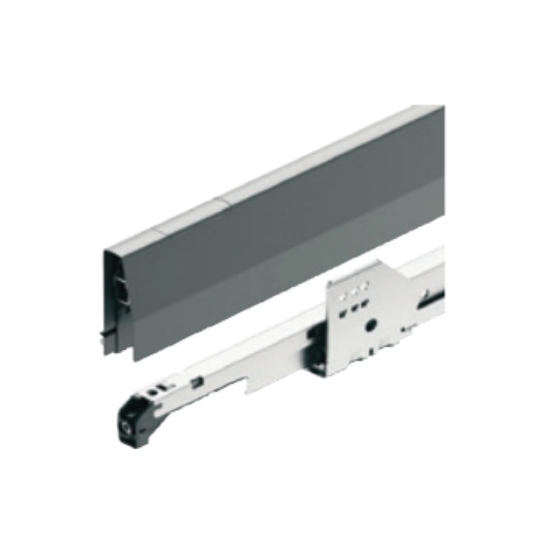 Hafele İç Çekmece Seti 90'lık Modül İçin Kare Bordürlü 50'lik Antrasit