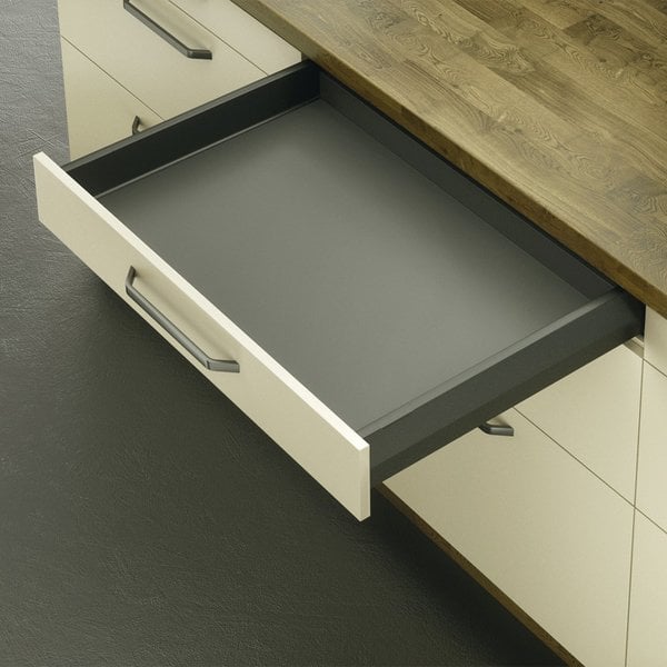 Hafele M. Box P50 Bas-Aç Çekmece 18/500-1200mm Vd, Antrasit Renk