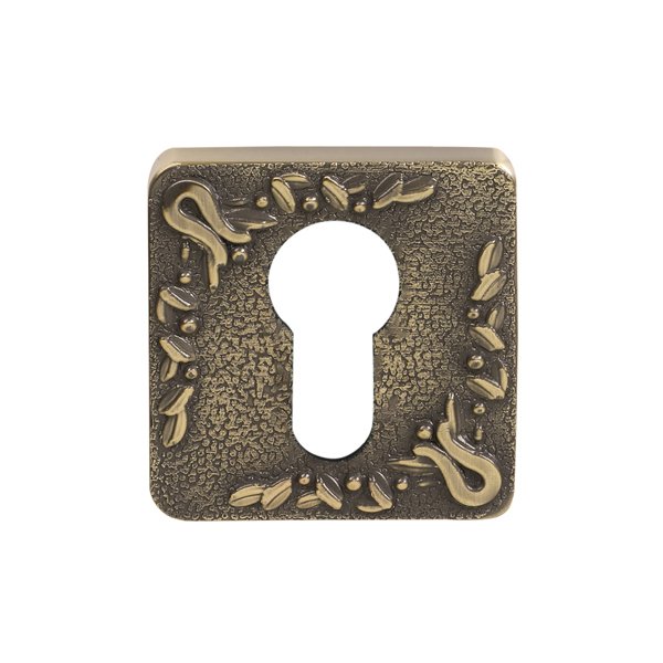 Hafele Barelli Kare Kapı Kolu Rozet, Antik Bronz Renk