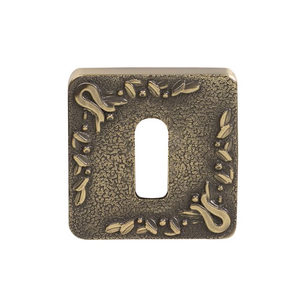 Hafele Oda Kare Kapı Kolu Rozet, Antik Bronz Renk