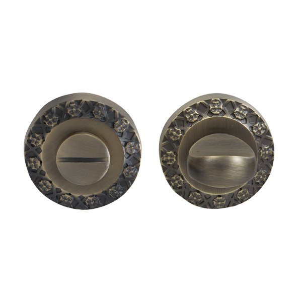 Hafele Wc Yuvarlak Kapı Kolu Rozet, Antik Bronz Renk