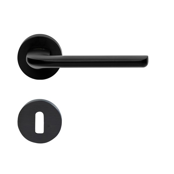 Hafele Kapı Kolu Seti Lyon Oda Mat Siyah