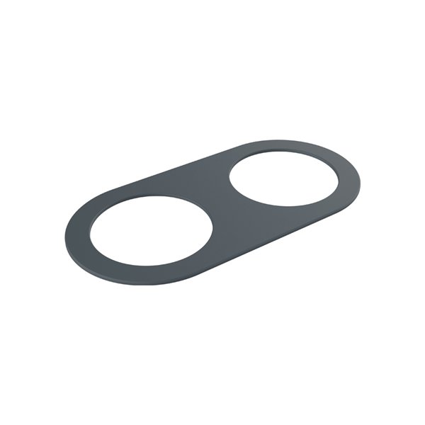 Hafele Montaj Plakası Port İkili Antrasit Renk