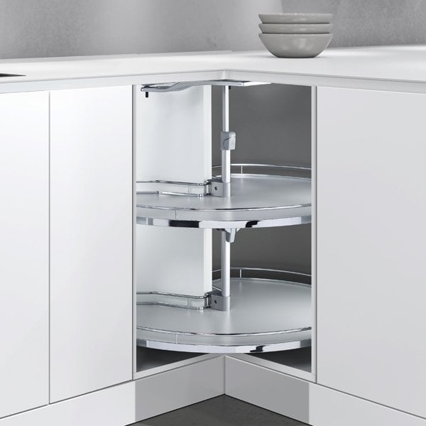 Hafele Köşe Kiler Revo 90 Set Arena Classic Gümüş Gri