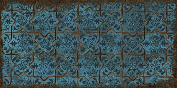 300X600 BAROCCO ANTIQUE TURKUAZ