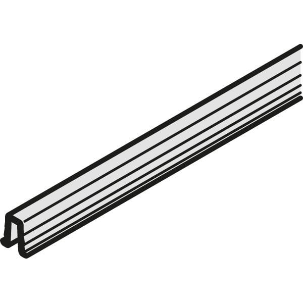 Hafele Slıdo F-Li21 Tekli Alt Kılavuz Ray Plastik 3500mm