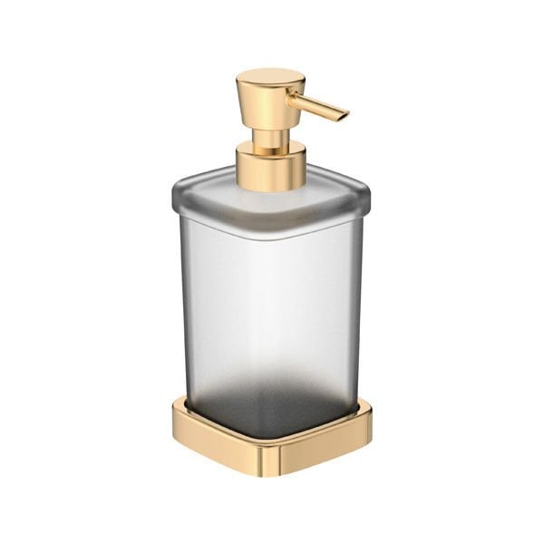 Hafele Sıvı Sabunluk Plato Tezgah Üstü Parlak Altın Renk