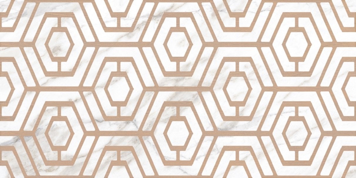 600X1200 MAGELLAN KAHVE DEKOR TAM PARLAK REKTIFIYE