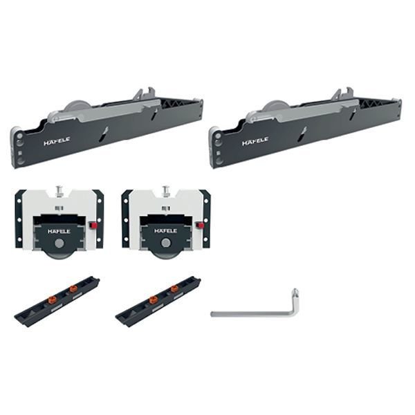 Hafele Anta W80 Doğrusal Kayar Kapak Sistemi Ahşap 1K