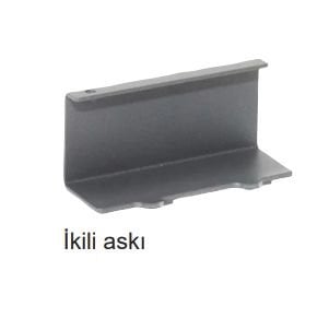 Hafele LINERO MosaiQ İkili Askı Siyah