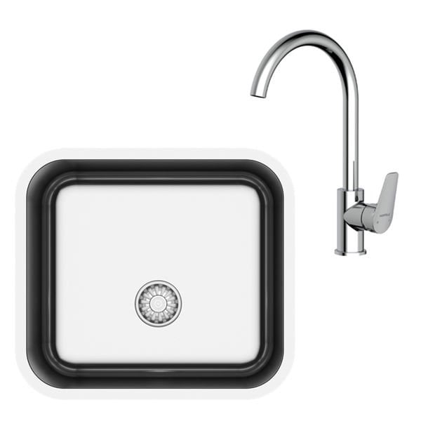 Hafele ENNA03 Eviye VOG Krom Batarya Seti