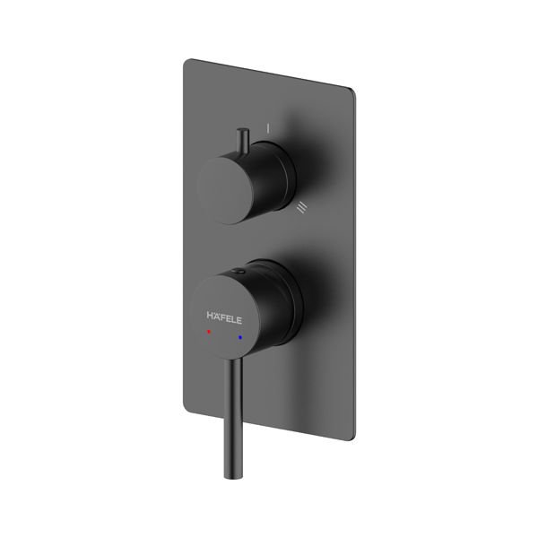 Hafele NEOMIX S 3F Ankastre Banyo Bataryası 3 Fonksiyonlu Mat Siyah