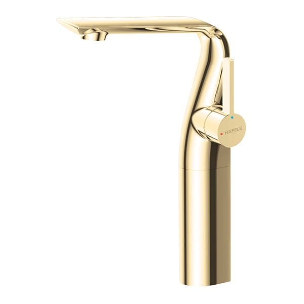Hafele SONATE Yüksek Lavabo Bataryası Parlak Altın