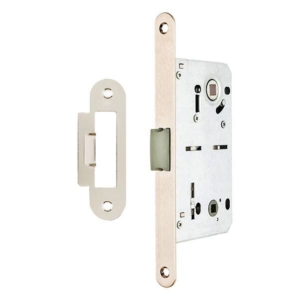 Hafele H50.08 Banyo Tipi (WC) Dilden Kilit Mat Nikel 50/18/90mm