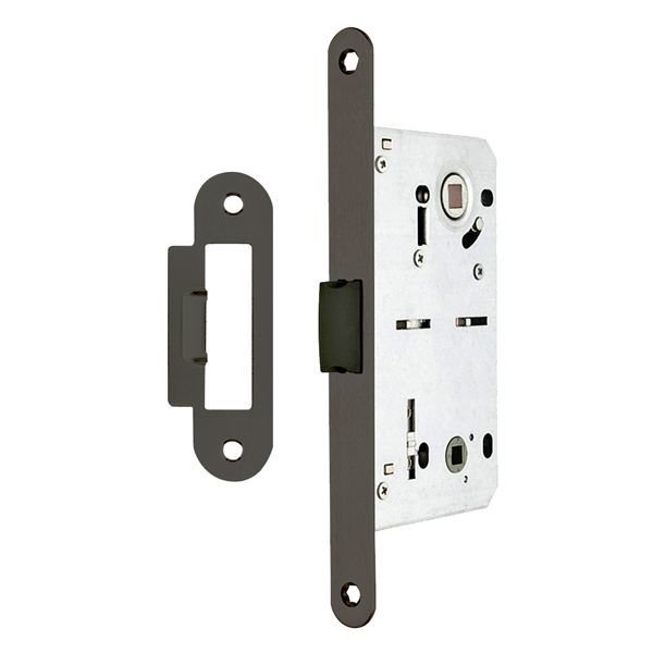 Hafele H50.08 Banyo Tipi (WC) Dilden Kilit Mat Siyah 50/18/90mm