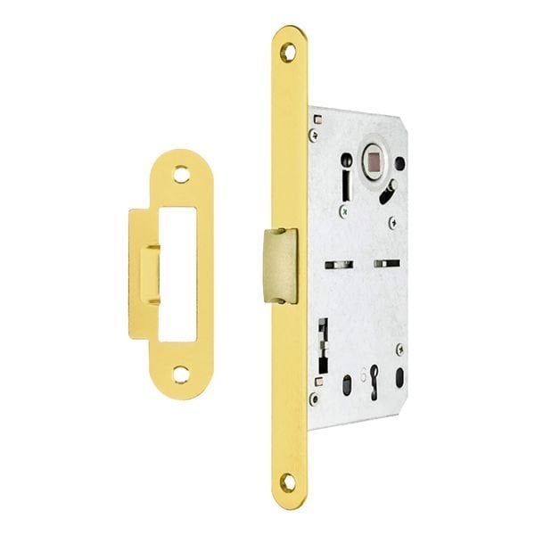 Hafele H50.08 Oda Tipi (CB) Dilden Kilit Parlak Altın 50/18/90mm