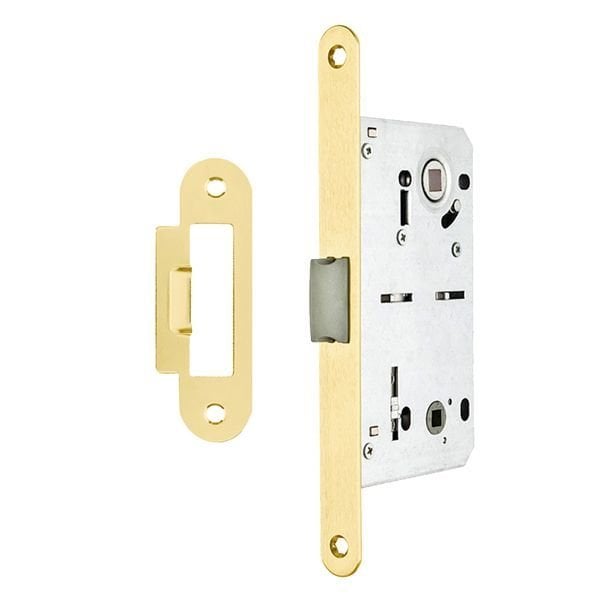 Hafele H50.08 Banyo Tipi (WC) Dilden Kilit Parlak Altın 50/18/90mm