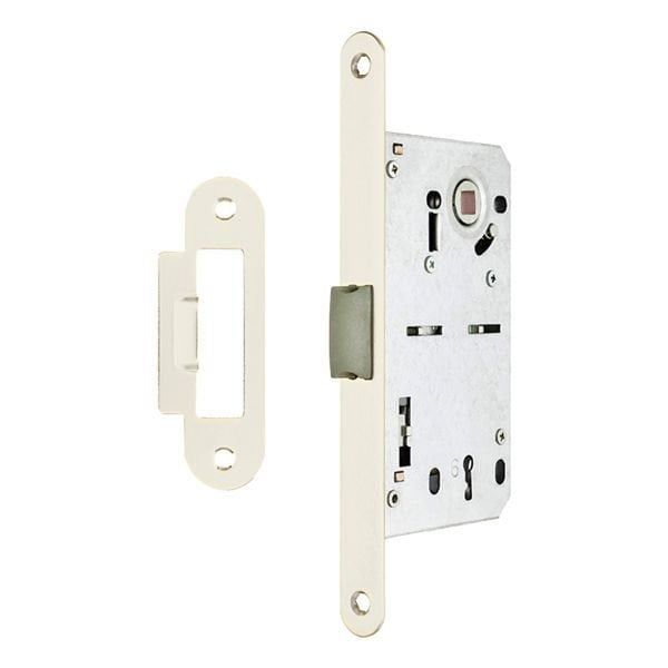 Hafele H50.08 Oda Tipi (CB) Gömme Kilit Parlak Krom 50/18/90mm