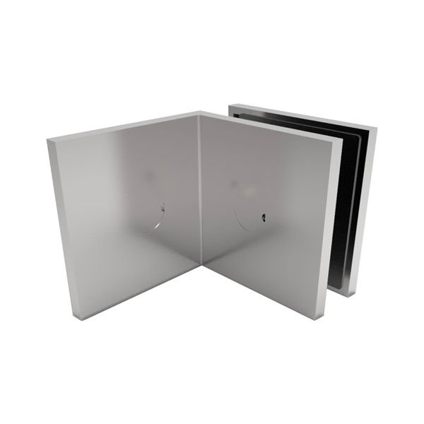 Hafele FORTIUS 02 Cam Tutucu D/C 90° Parlak Krom