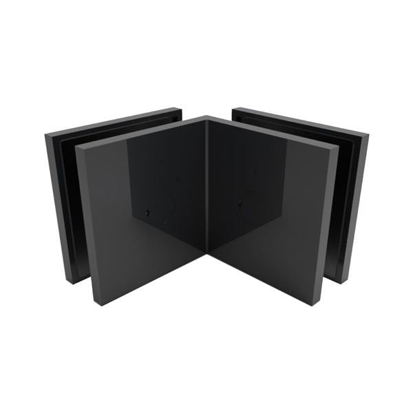 Hafele FORTIUS 03 Cam Tutucu C/C 90° Mat Siyah