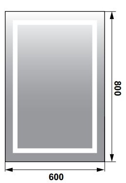 Hafele MIRAGE LED Banyo Aynası