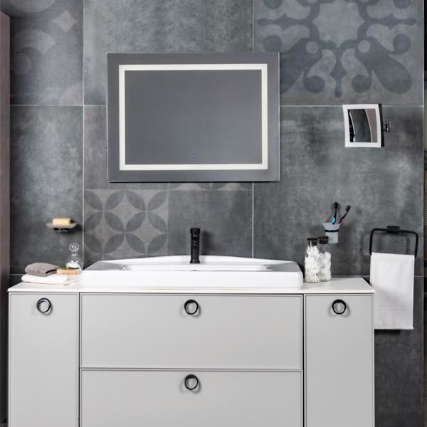 Hafele MIRAGE PLUS LED Banyo Aynası Buğu Çözücülü