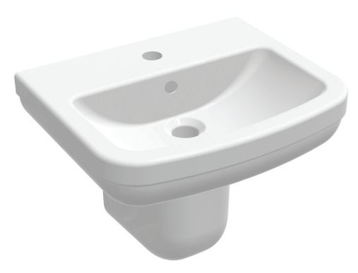 Hafele GLOW  Parlak Beyaz Lavabo 450x350x165 mm