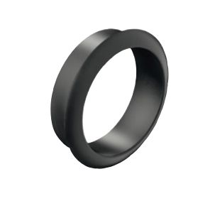 Hafele Silindir Rozeti Siyah 19mm