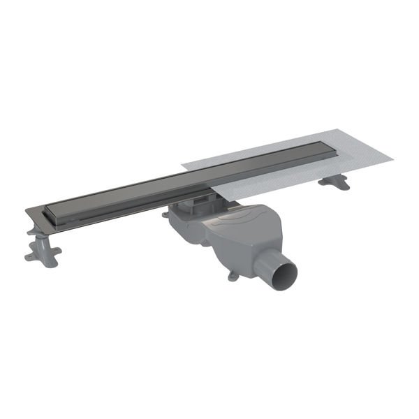 Hafele PROLINE Duş Kanalı Yatay 600mm Titanyum