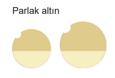 Hafele CITIUS FORTIUS Yedek Kapak Seti Parlak Altın