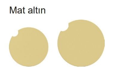 Hafele CITIUS FORTIUS Yedek Kapak Seti Mat Altın