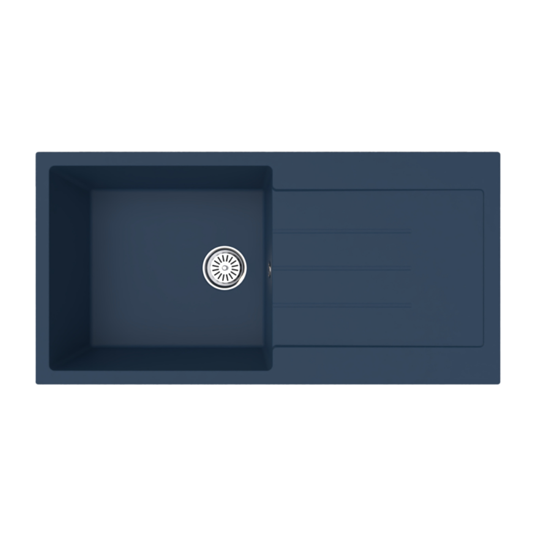 Vantole Granit Eviye Tek Göz Damlalıklı Antrasit