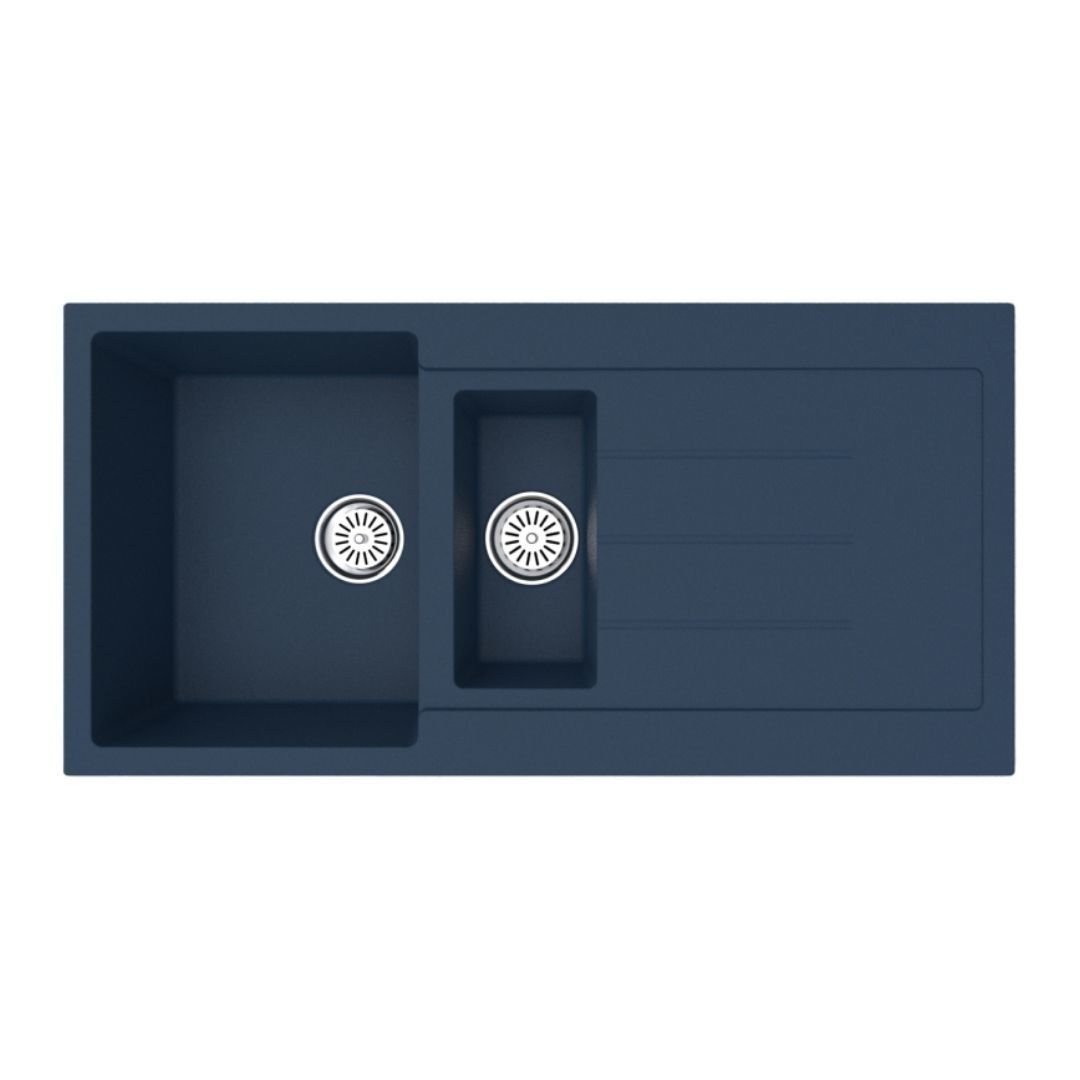 Vantole Bodrum-04 Granit Eviye 1,5 Göz Damlalıklı Antrasit