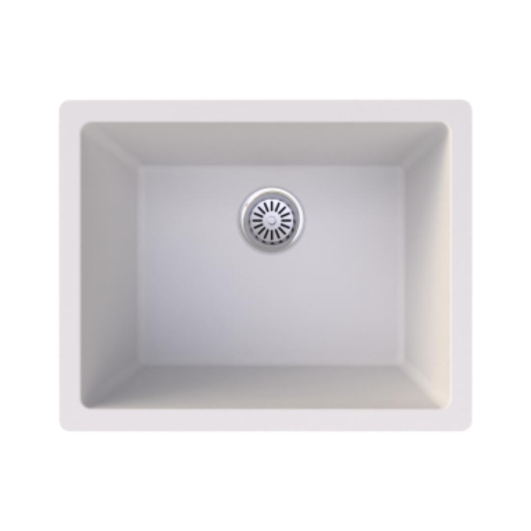 Vantole Granit Eviye Tek Hazneli Beyaz