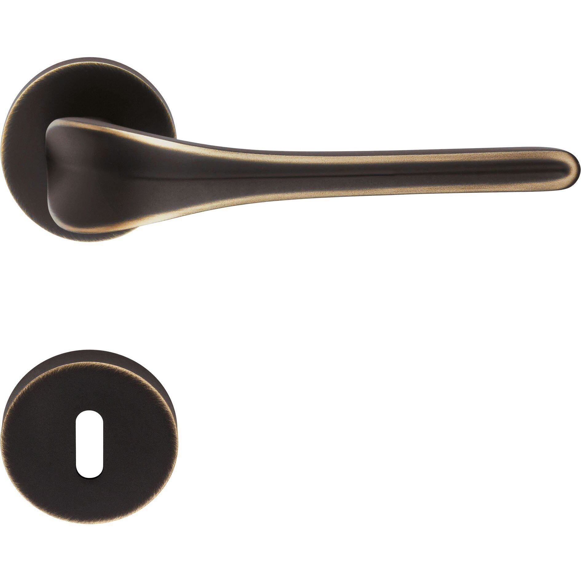 Spirit Kapı Kolu Seti Mat Bronz