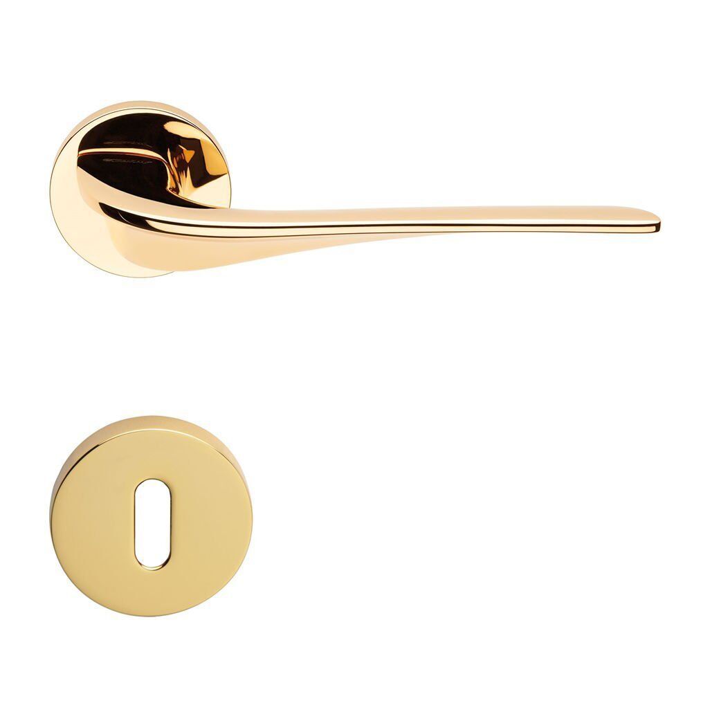 Wind Kapı Kolu Seti Parlak Altın