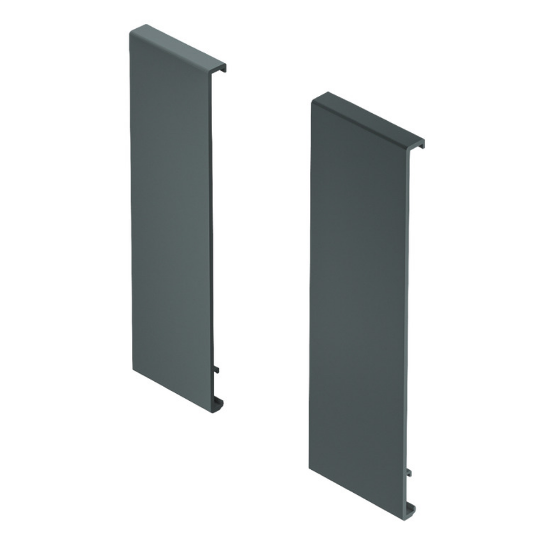 Hafele Yan Panel Matrix Box P Vis İçin Metalik Antrasit